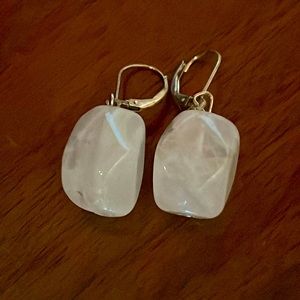 Quartz earrings